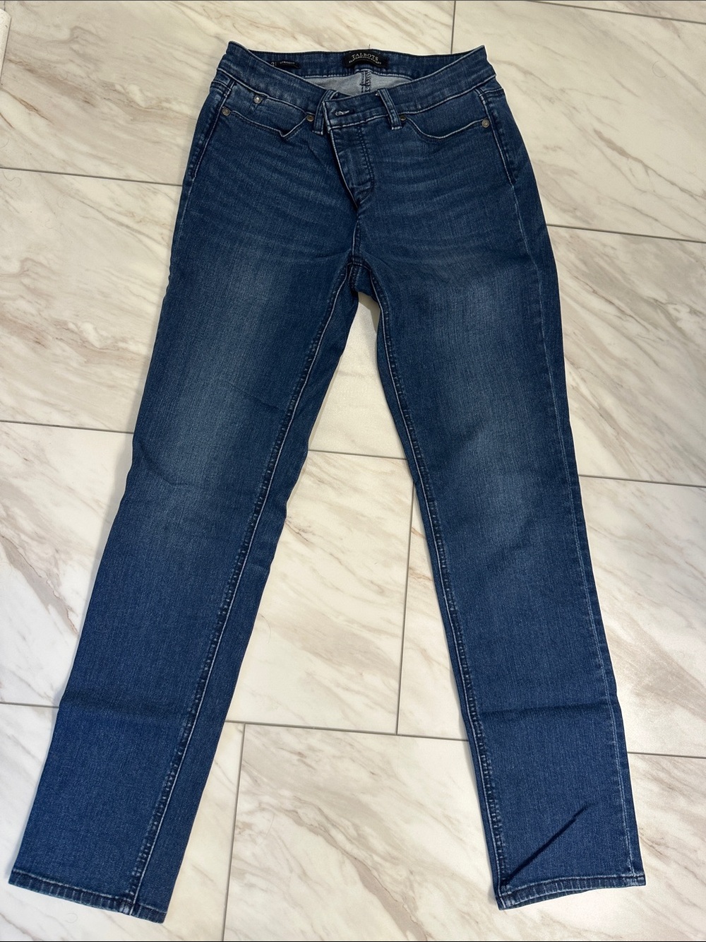 Talbots Women's Dark Wash Straight-Leg Jeans
